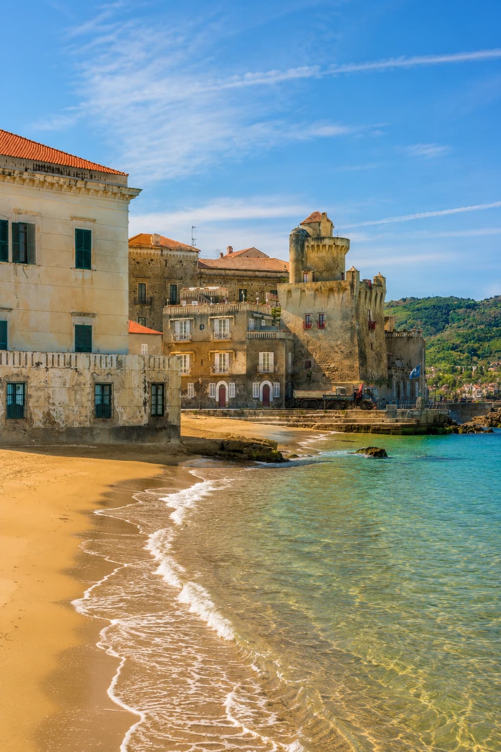 Castellabate seafront in the Cilento, south of Salerno